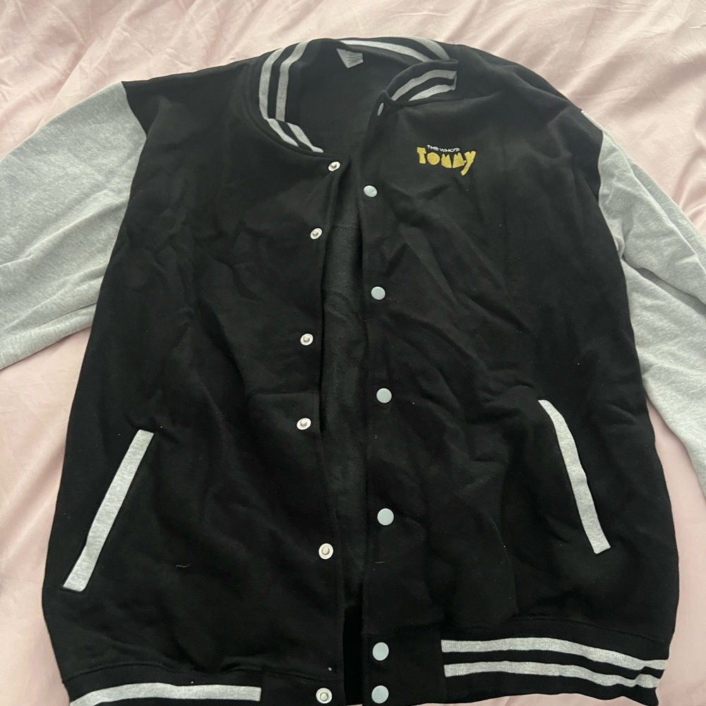 The WHO’s Tommy Broadway - Black and Gray Varsity Jacket